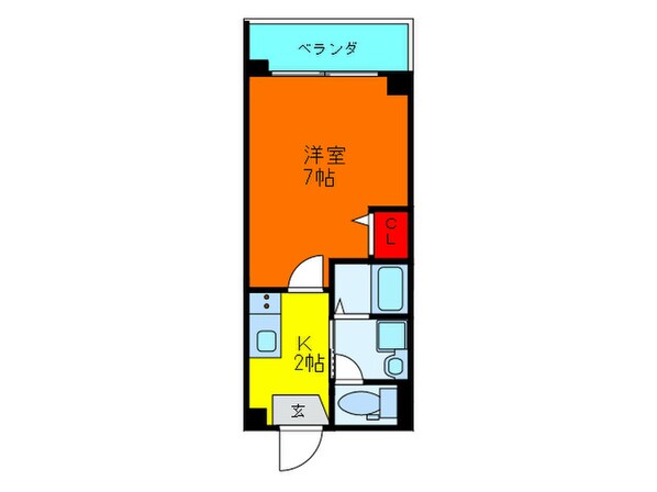 パーラム関目の物件間取画像